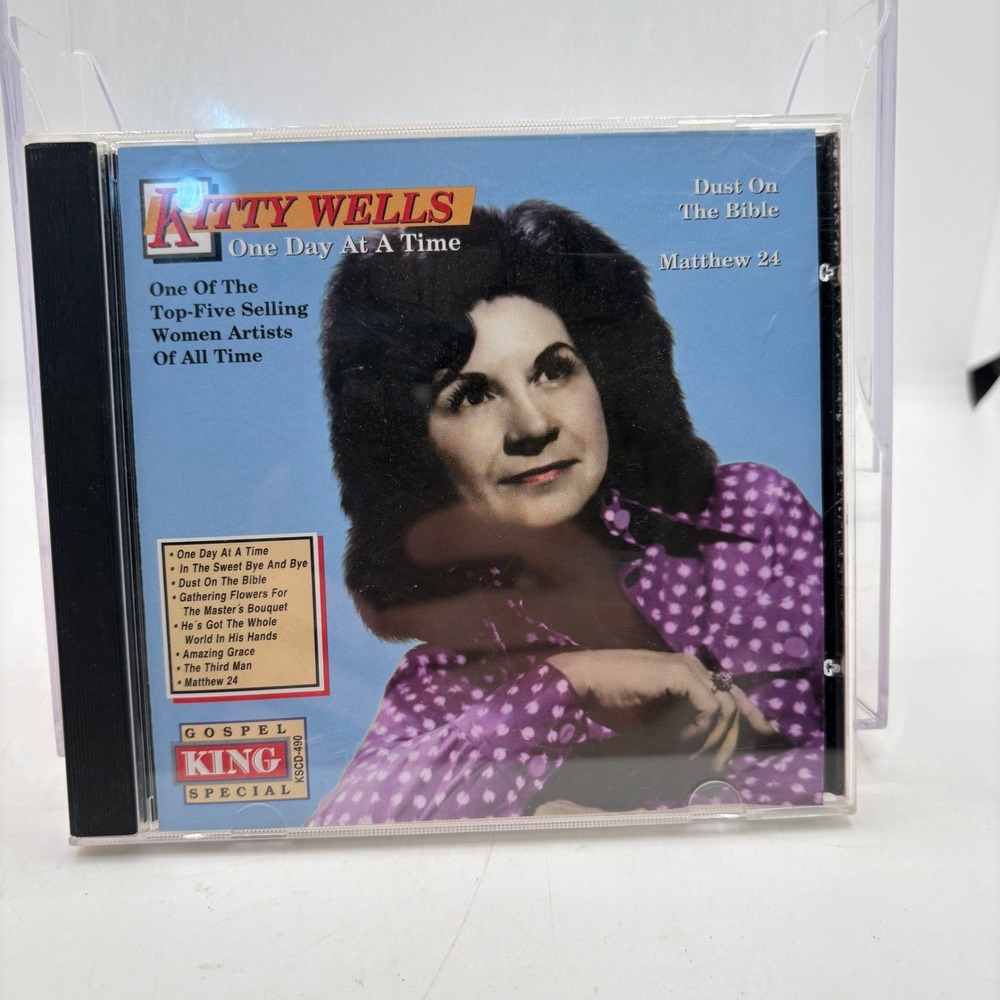 Kitty Wells One Day At A Time CD Gospel King Special KSCD-490 1994 Country Music